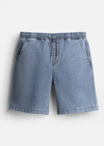 Quần Short Jean Lưng Thun Dễ Chịu The Original M041 Xanh Dương - YaMe.vn