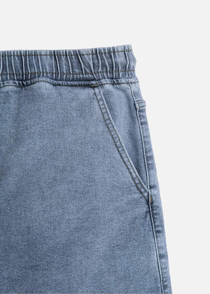 Quần Short Jean Lưng Thun Dễ Chịu The Original M041 Xanh Dương - YaMe.vn