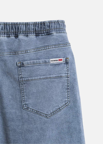 Quần Short Jean Lưng Thun Dễ Chịu The Original M041 Xanh Dương - YaMe.vn