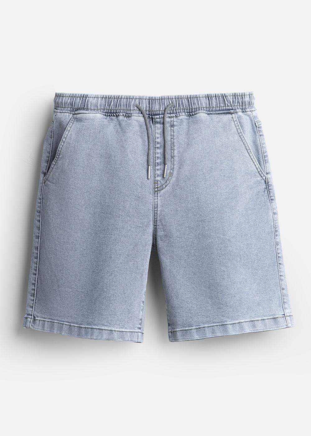 Quần Short Jean Lưng Thun Dễ Chịu The Original M041Xanh Dương Nhạt - YaMe.vn