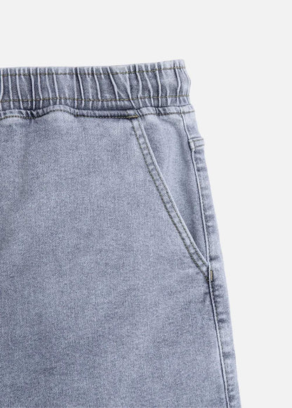 Quần Short Jean Lưng Thun Dễ Chịu The Original M041Xanh Dương Nhạt - YaMe.vn