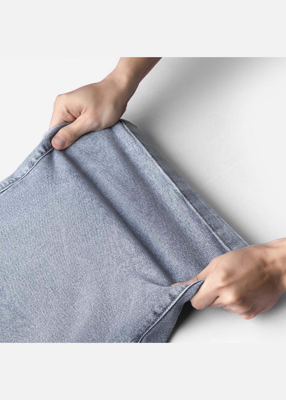 Quần Short Jean Lưng Thun Dễ Chịu The Original M041Xanh Dương Nhạt - YaMe.vn
