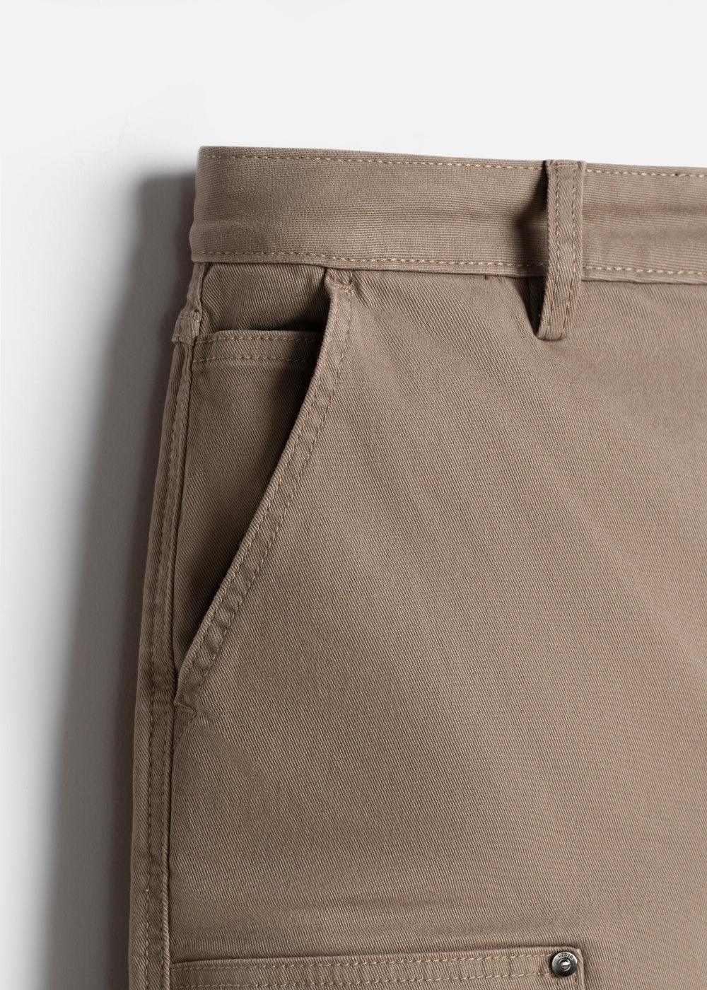 Quần Jeans Loose Fit Bền Bỉ Multi-Color Jean 011 Nâu Nhạt - YaMe.vn