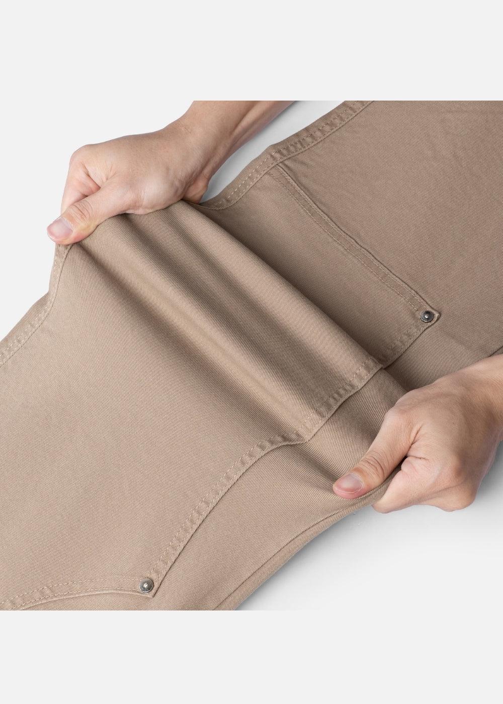 Quần Jeans Loose Fit Bền Bỉ Multi-Color Jean 011 Nâu Nhạt - YaMe.vn