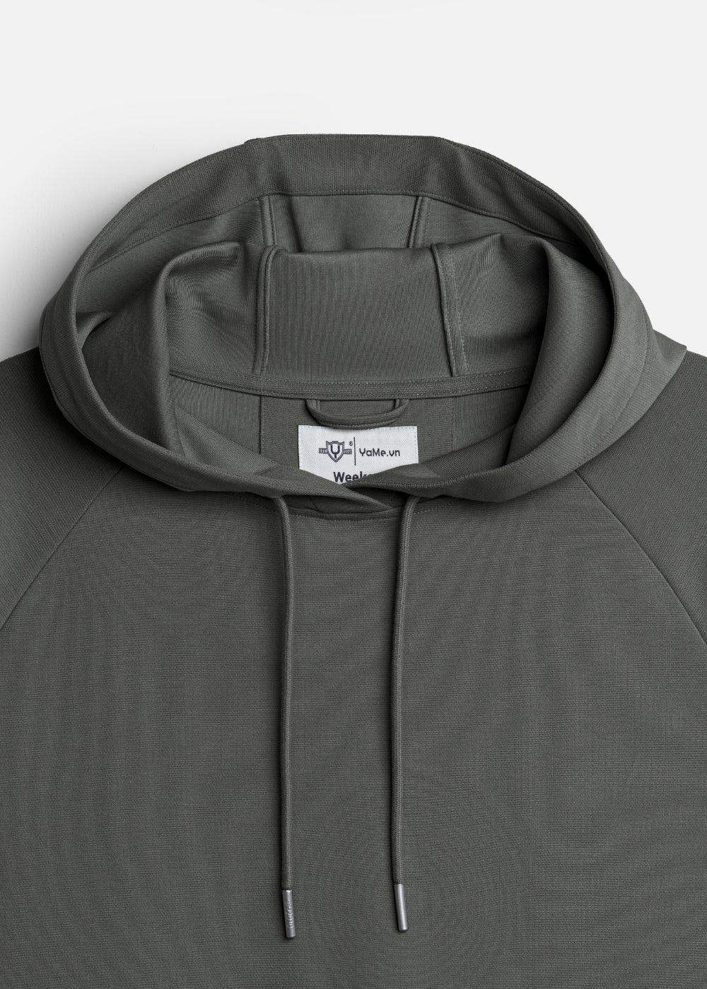 Áo Khoác Hoodie Mịn Mát Ít Nhăn The Minimalist 024 Xanh Lá Đậm - YaMe.vn