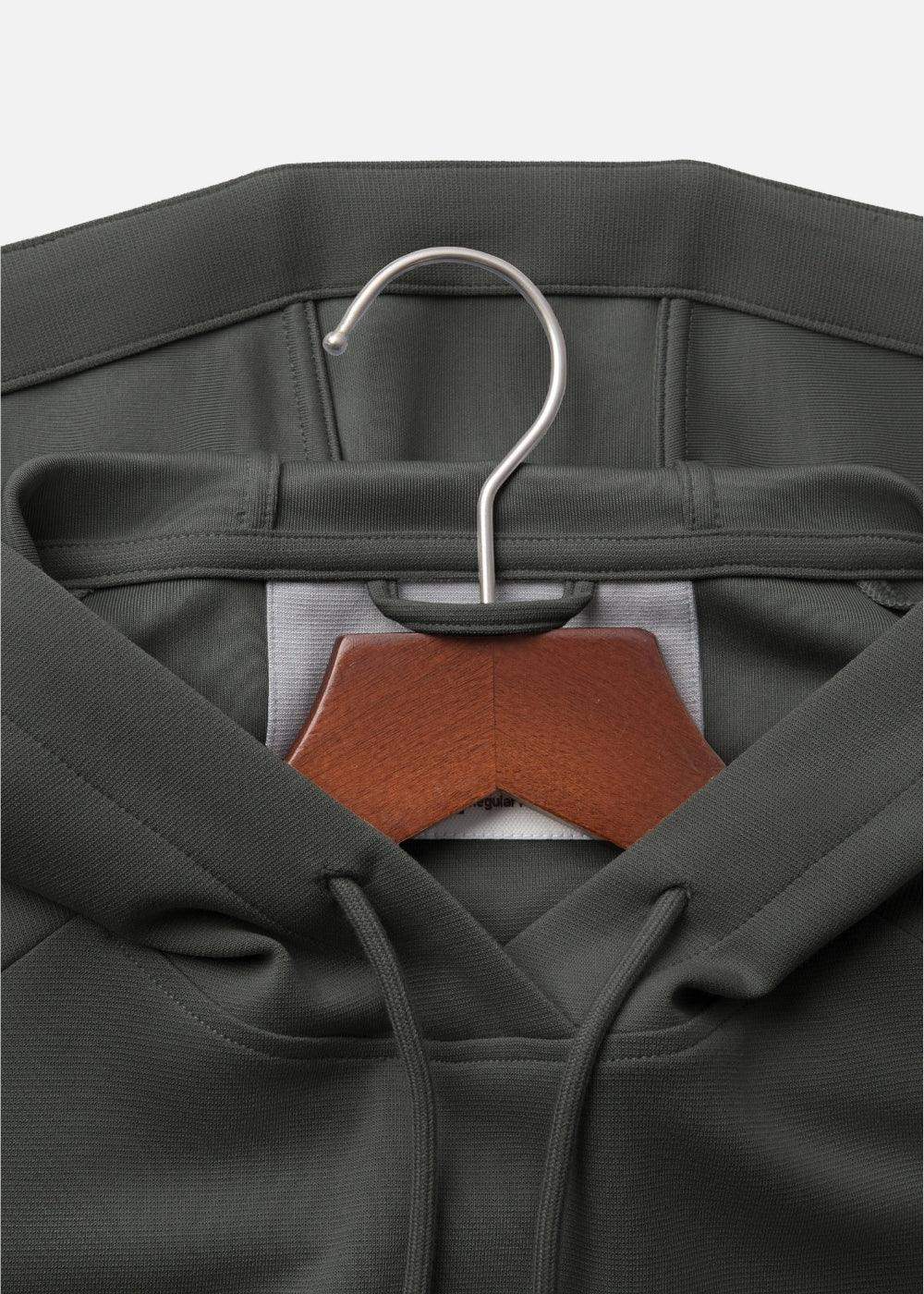 Áo Khoác Hoodie Mịn Mát Ít Nhăn The Minimalist 024 Xanh Lá Đậm - YaMe.vn