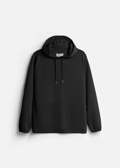 Áo Khoác Hoodie Mịn Mát Ít Nhăn The Minimalist 024 Đen - YaMe.vn
