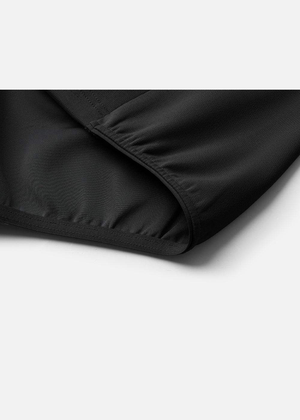 Áo Khoác Hoodie Mịn Mát Ít Nhăn The Minimalist 024 Đen - YaMe.vn