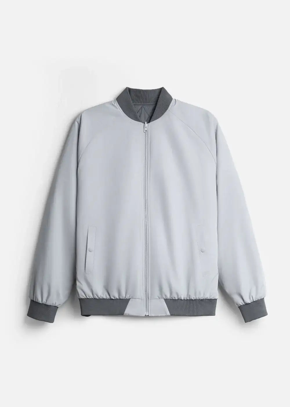 Áo Khoác Bomber Thông Minh 2 In 1 The Weekend 004 Xám Nhạt - YaMe.vn