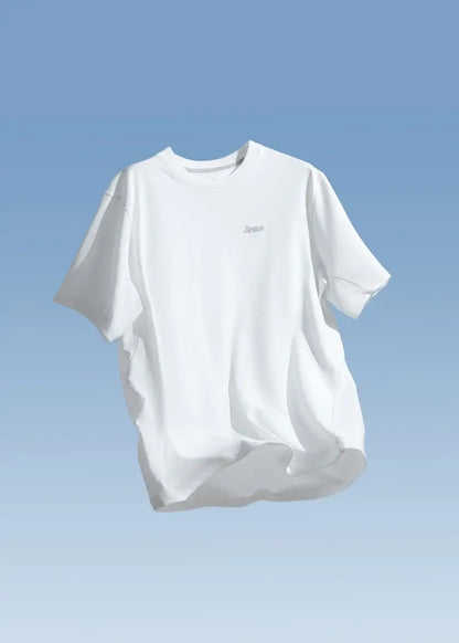 Áo Thun Supima Cotton Thượng Hạng The Minimalist 014 Trắng - YaMe.vn