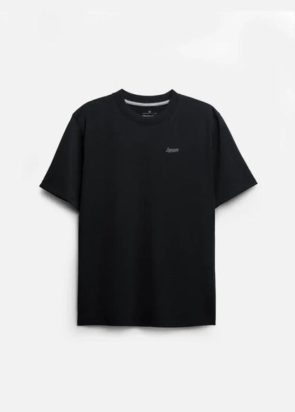 Áo Thun Supima Cotton Thượng Hạng The Minimalist 014 Đen - YaMe.vn