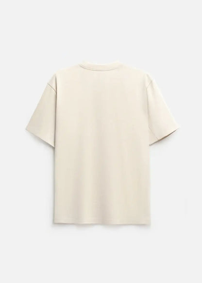 Áo Thun Supima Cotton Thượng Hạng The Minimalist 014 Be - YaMe.vn