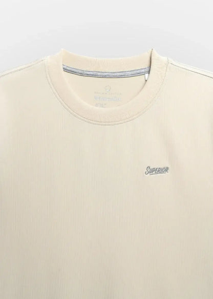 Áo Thun Supima Cotton Thượng Hạng The Minimalist 014 Be - YaMe.vn