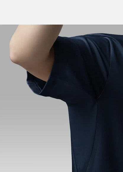 Áo Thun Supima Cotton Thượng Hạng The Minimalist 014 Xanh Dương Đậm - YaMe.vn