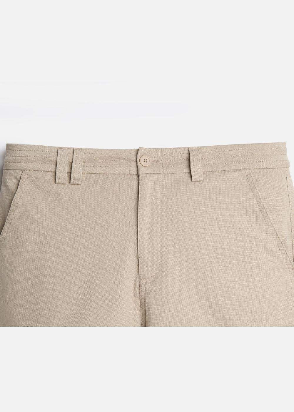 Quần Short Cargo Kaki Bền Co Giãn No Style M217 Nâu Nhạt - YaMe.vn