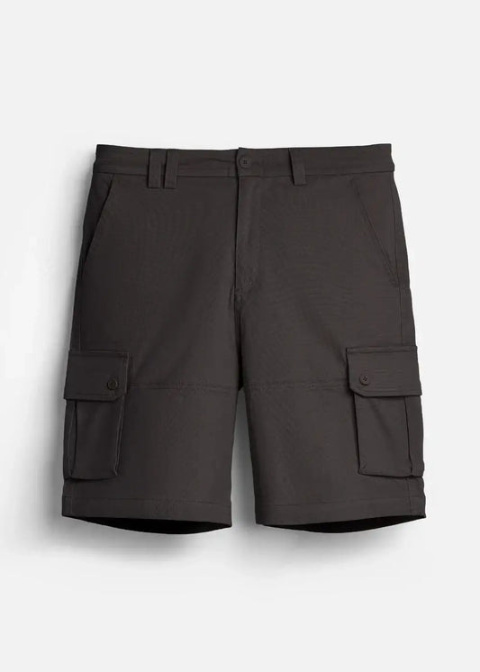 Quần Short Cargo Kaki Bền Co Giãn No Style M217 Nâu Đậm - YaMe.vn