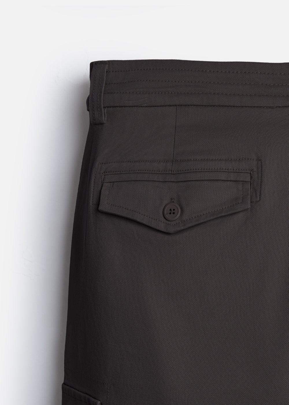 Quần Short Cargo Kaki Bền Co Giãn No Style M217 Nâu Đậm - YaMe.vn