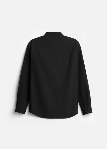 Áo Khoác Sơ Mi Thoáng Khí Ngăn Mùi No Style M215 Đen - YaMe.vn
