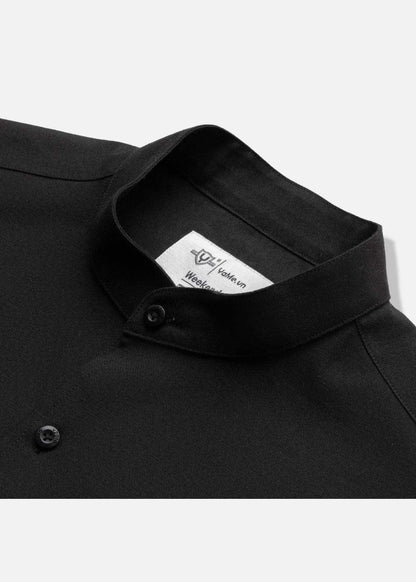 Áo Khoác Sơ Mi Thoáng Khí Ngăn Mùi No Style M215 Đen - YaMe.vn