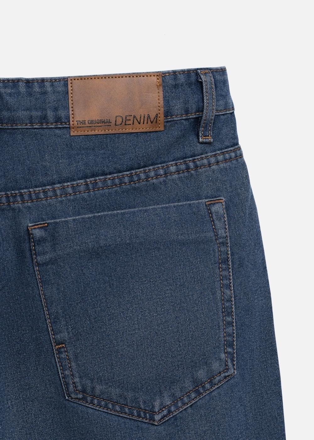 Quần Jeans Loose Bền Bỉ The Original M038 Xanh Dương Đậm - YaMe.vn