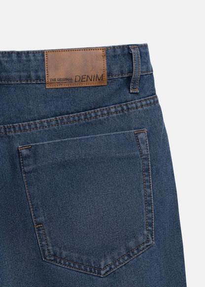 Quần Jeans Loose Bền Bỉ The Original M038 Xanh Dương Đậm - YaMe.vn