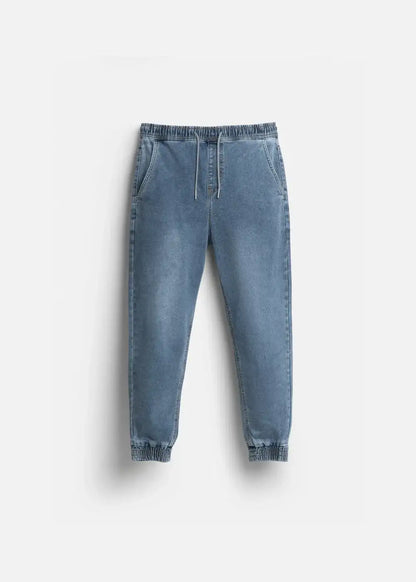 Quần Jeans Jogger Mềm Co Giãn The Original M03 Xanh Dương Đậm - YaMe.vn
