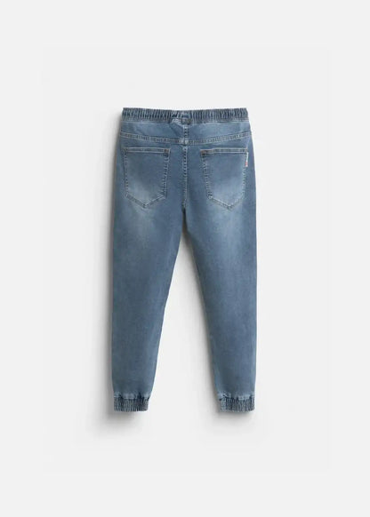 Quần Jeans Jogger Mềm Co Giãn The Original M03 Xanh Dương Đậm - YaMe.vn