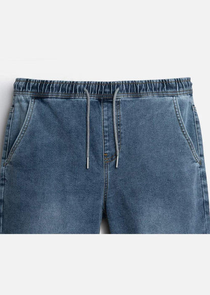 Quần Jeans Jogger Mềm Co Giãn The Original M03 Xanh Dương Đậm - YaMe.vn