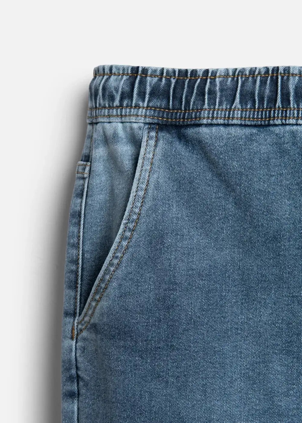 Quần Jeans Jogger Mềm Co Giãn The Original M03 Xanh Dương Đậm - YaMe.vn