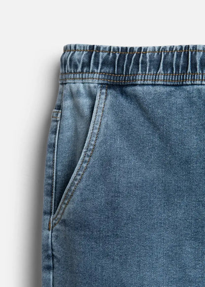 Quần Jeans Jogger Mềm Co Giãn The Original M03 Xanh Dương Đậm - YaMe.vn
