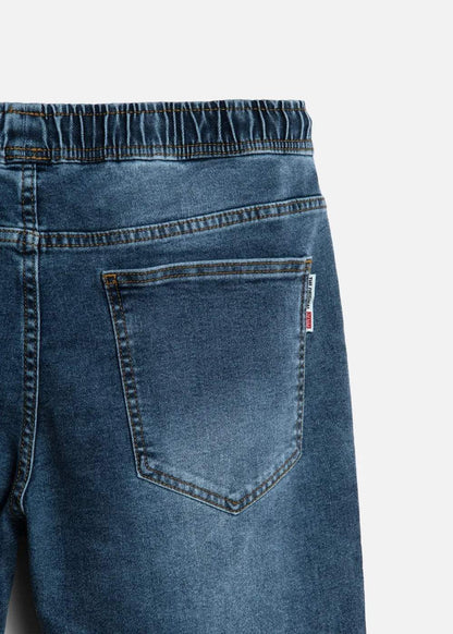 Quần Jeans Jogger Mềm Co Giãn The Original M03 Xanh Dương Đậm - YaMe.vn