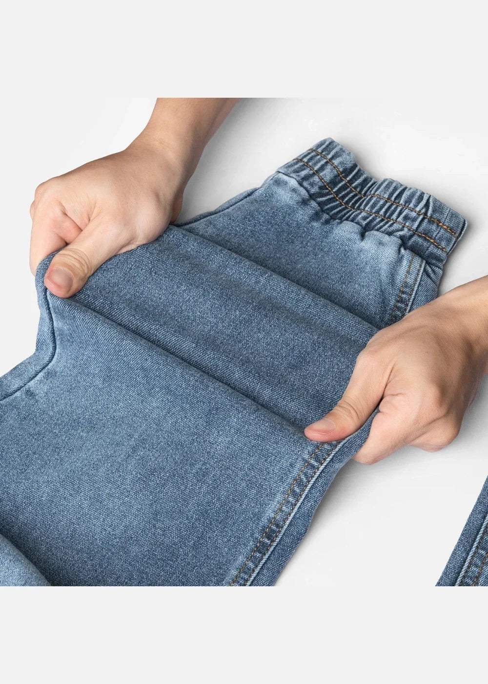 Quần Jeans Jogger Mềm Co Giãn The Original M03 Xanh Dương Đậm - YaMe.vn