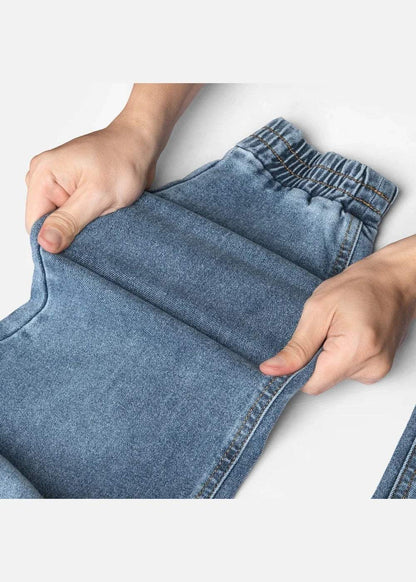 Quần Jeans Jogger Mềm Co Giãn The Original M03 Xanh Dương Đậm - YaMe.vn