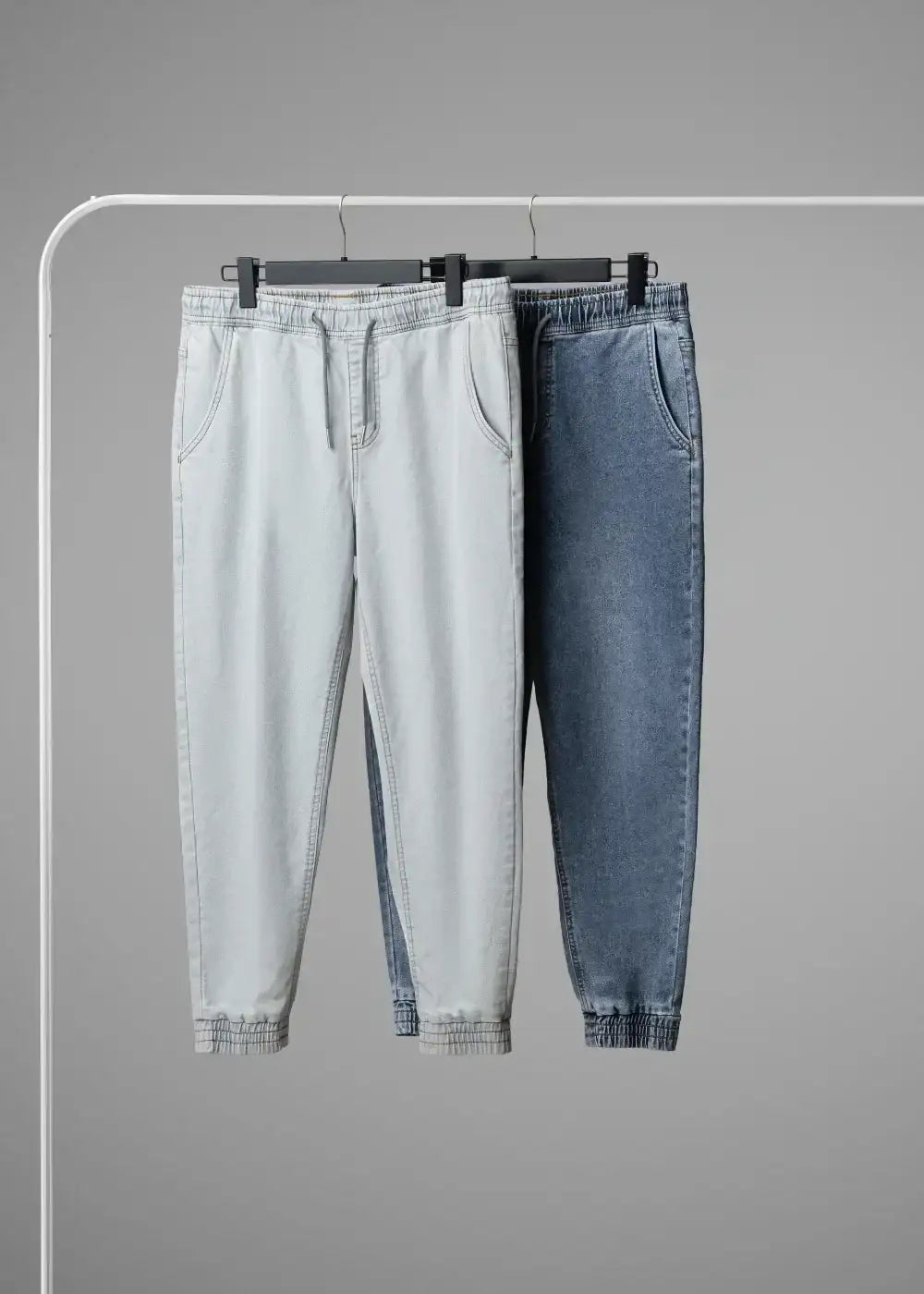 Quần Jeans Jogger Mềm Co Giãn The Original M037 Xanh Dương Nhạt - YaMe.vn