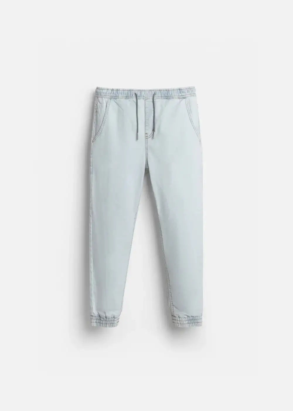 Quần Jeans Jogger Mềm Co Giãn The Original M037 Xanh Dương Nhạt - YaMe.vn