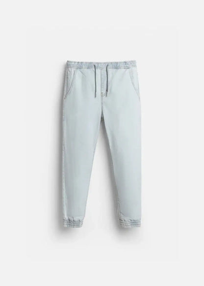 Quần Jeans Jogger Mềm Co Giãn The Original M037 Xanh Dương Nhạt - YaMe.vn