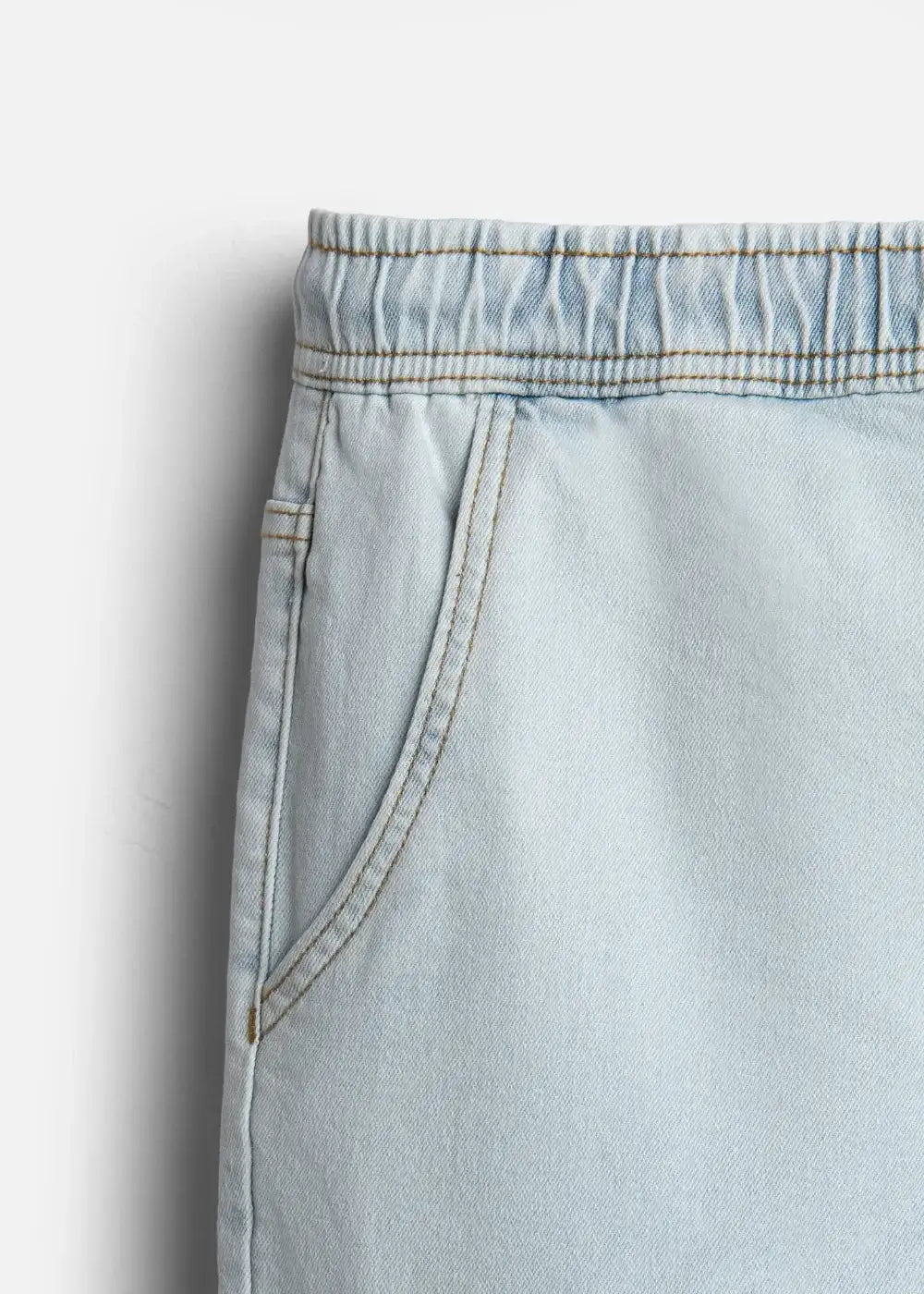 Quần Jeans Jogger Mềm Co Giãn The Original M037 Xanh Dương Nhạt - YaMe.vn