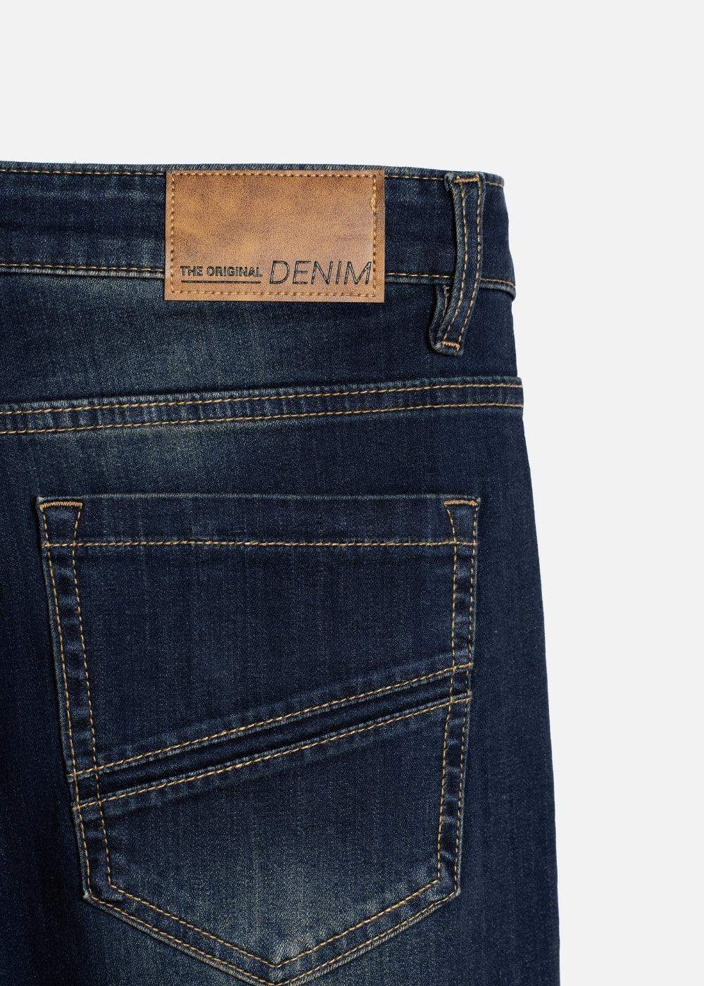 Quần Jeans Slimfit S.Café® Co Giãn Khử Mùi The Original M040 Xanh Dương Đậm - YaMe.vn