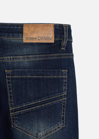 Quần Jeans Slimfit S.Café® Co Giãn Khử Mùi The Original M040 Xanh Dương Đậm - YaMe.vn