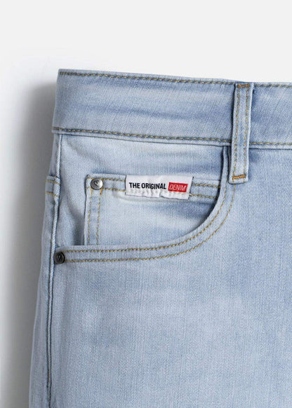 Quần Jeans Slimfit S.Café® Co Giãn Khử Mùi The Original M040 Xanh Dương Nhạt - YaMe.vn