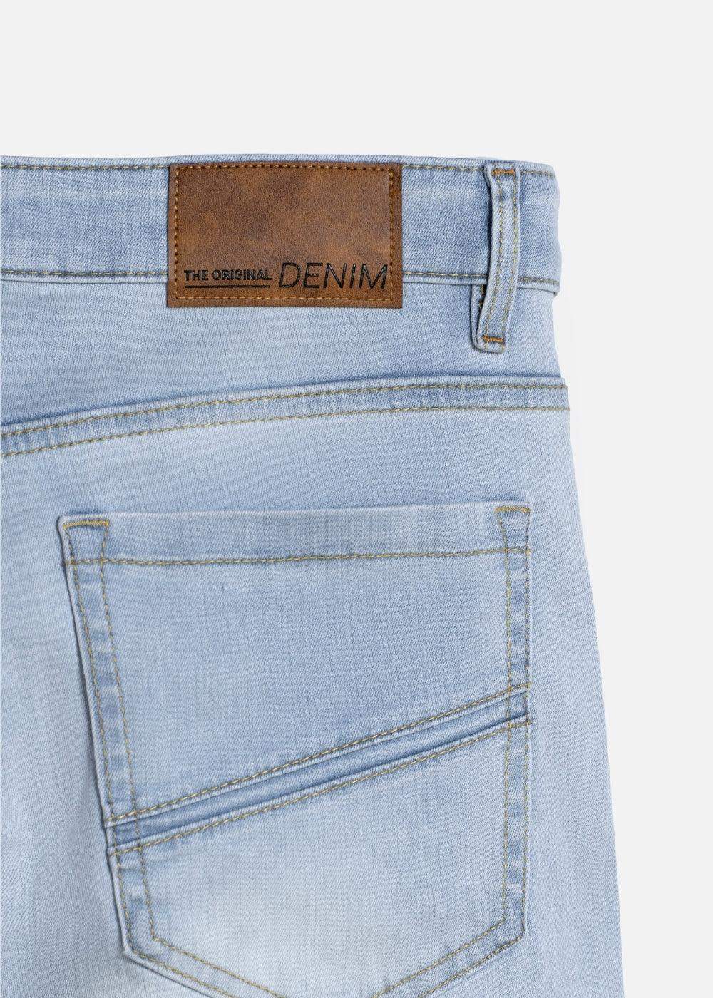 Quần Jeans Slimfit S.Café® Co Giãn Khử Mùi The Original M040 Xanh Dương Nhạt - YaMe.vn