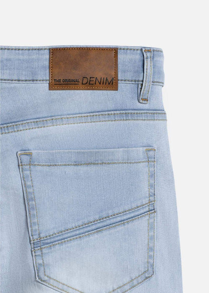 Quần Jeans Slimfit S.Café® Co Giãn Khử Mùi The Original M040 Xanh Dương Nhạt - YaMe.vn
