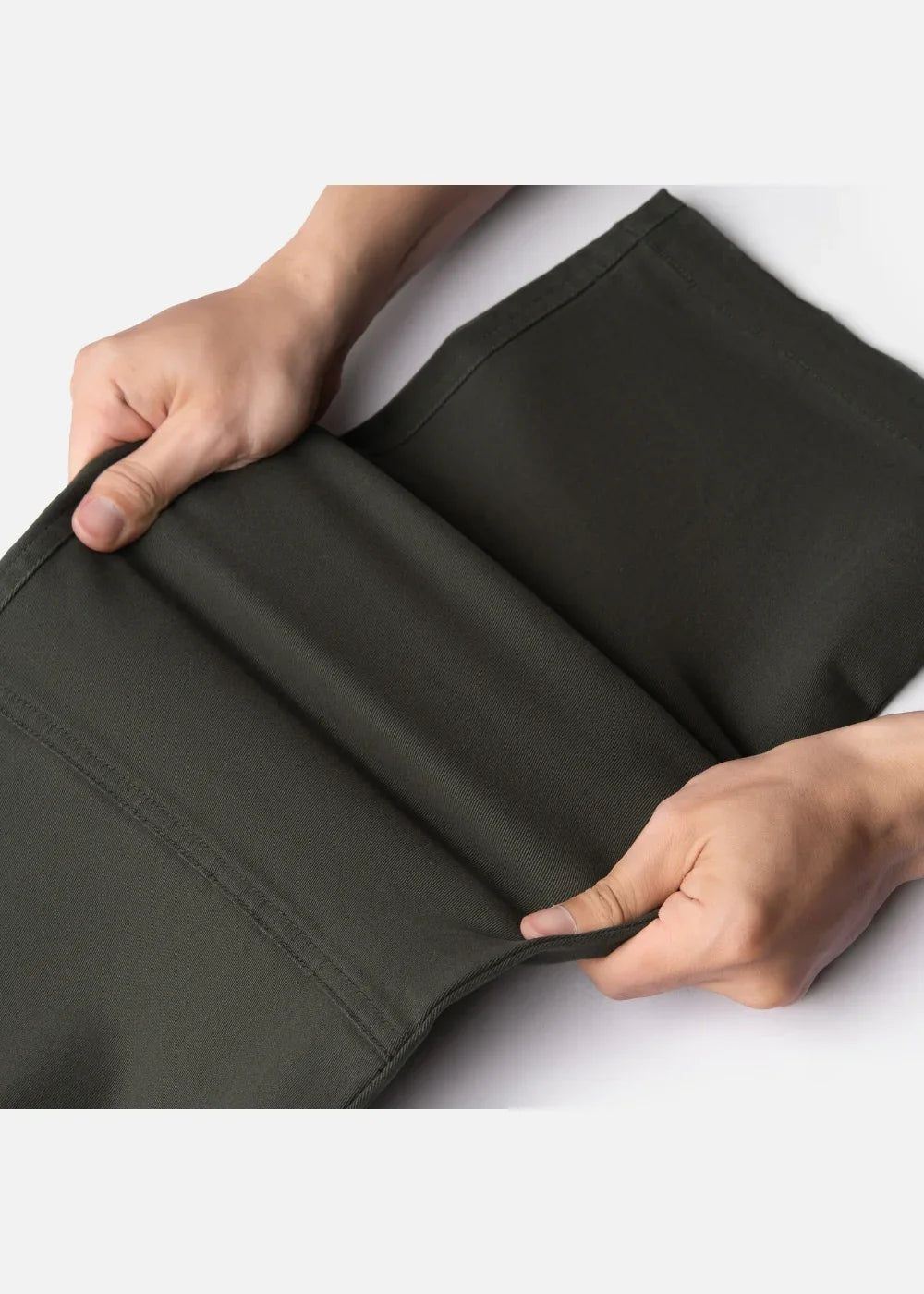 Quần Kaki DurableTex™ Vải Dai Chắc, Đầu Gối Xếp Ly Co Gập Thoải Mái The Worker 009 Màu Xanh Lá Đậm Dáng Vừa Vặn F3