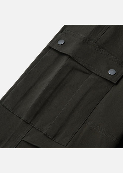 Quần Kaki DurableTex™ Vải Dai Chắc, Đầu Gối Xếp Ly Co Gập Thoải Mái The Worker 009 Màu Xanh Lá Đậm Dáng Vừa Vặn F3