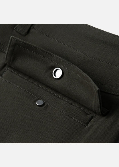 Quần Kaki DurableTex™ Vải Dai Chắc, Đầu Gối Xếp Ly Co Gập Thoải Mái The Worker 009 Màu Xanh Lá Đậm Dáng Vừa Vặn F3