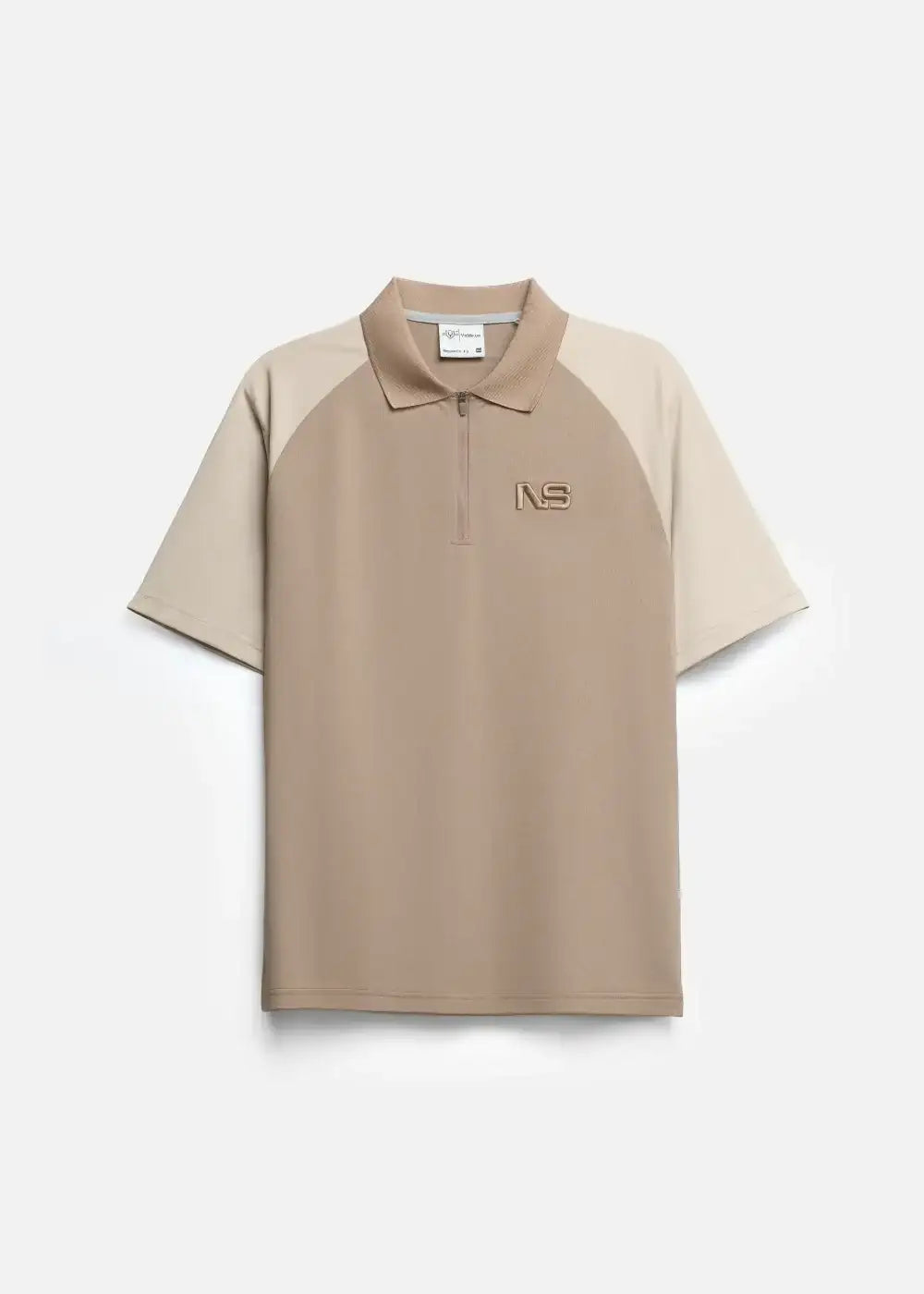 Áo Polo Raglan Pique Co Giãn No Style M218 Nâu Be - YaMe.vn