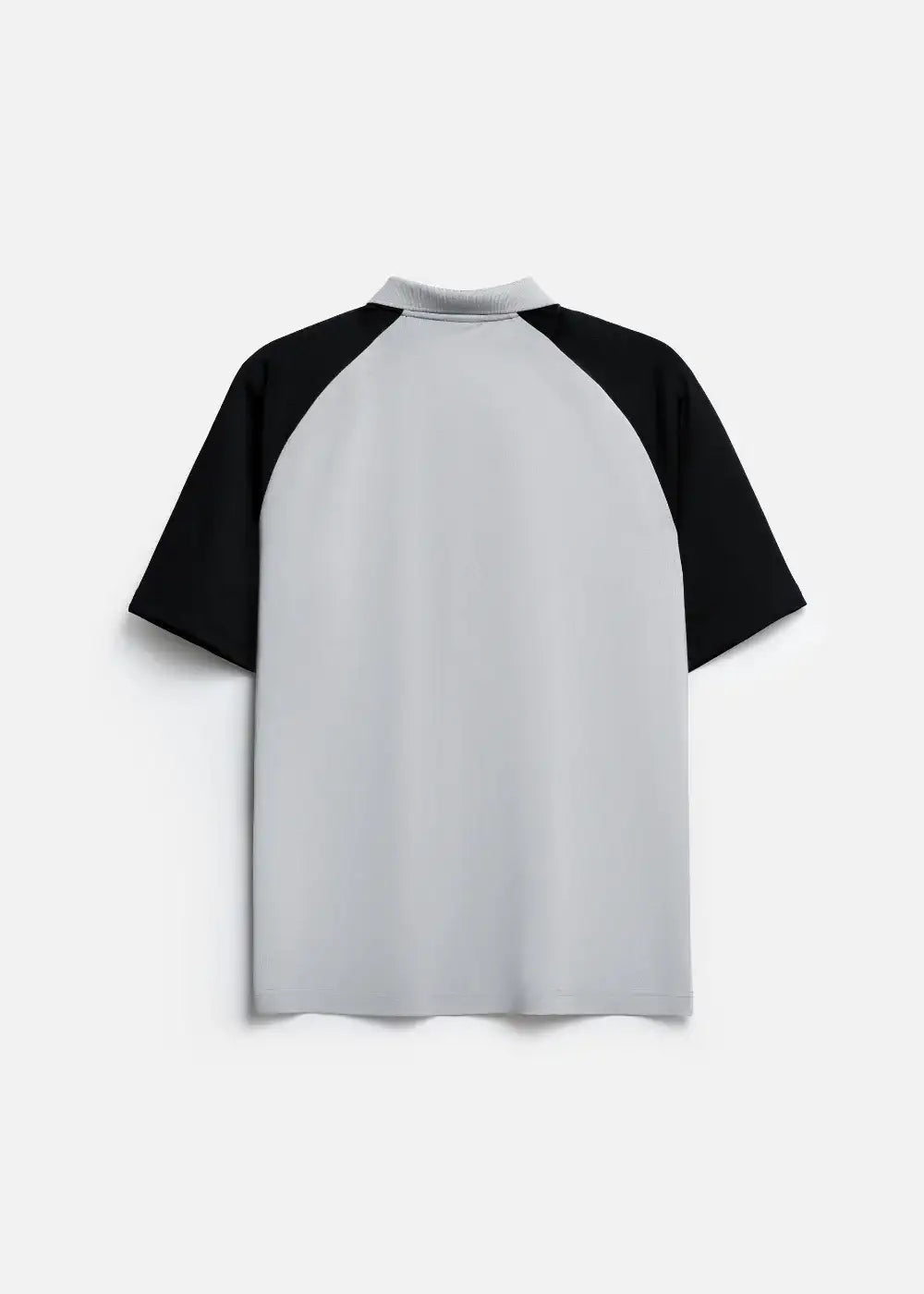 Áo Polo Raglan Pique Co Giãn No Style M218 Xám Đen - YaMe.vn