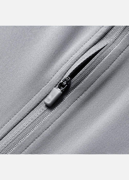 Áo Polo Raglan Pique Co Giãn No Style M218 Xám Đen - YaMe.vn