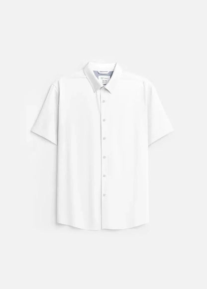Áo Sơ Mi Tay Ngắn Vải Ngải Cứu Kháng Khuẩn The CEO 024 Trắng - YaMe.vn
