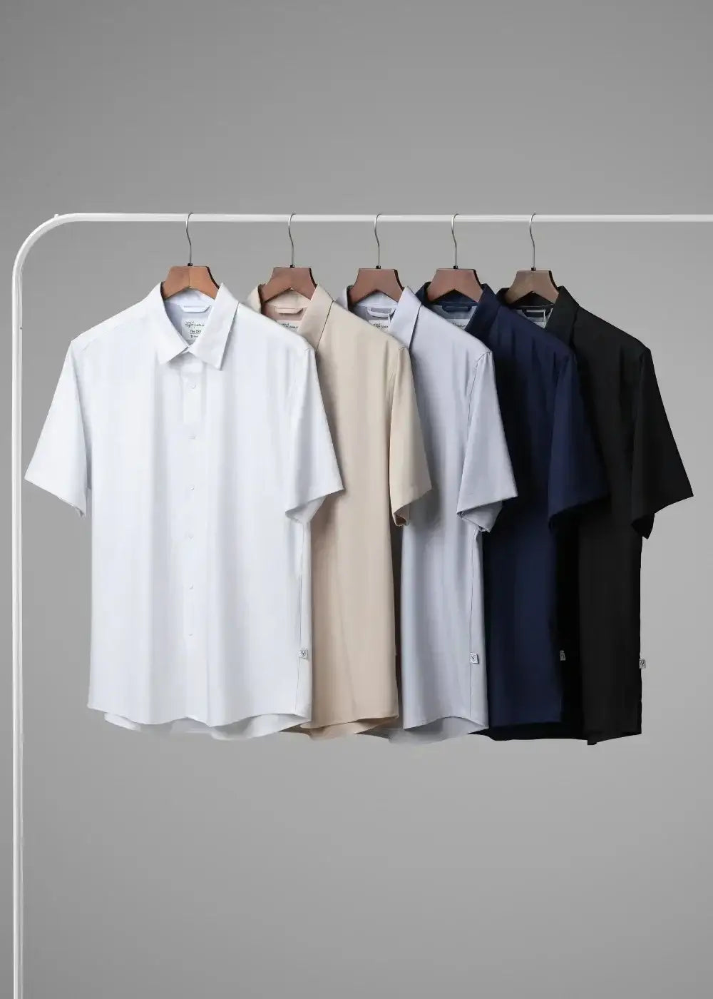 Áo Sơ Mi Tay Ngắn Vải Ngải Cứu Kháng Khuẩn The CEO 024 Xanh Dương Đậm - YaMe.vn